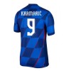 Maillot de Supporter Croatie Kramaric 9 Extérieur Euro 2024 Pour Enfant